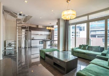 Loft 1 Bedroom Serviced Apartment For Rent -  Tonle Bassac, Phnom Penh thumbnail