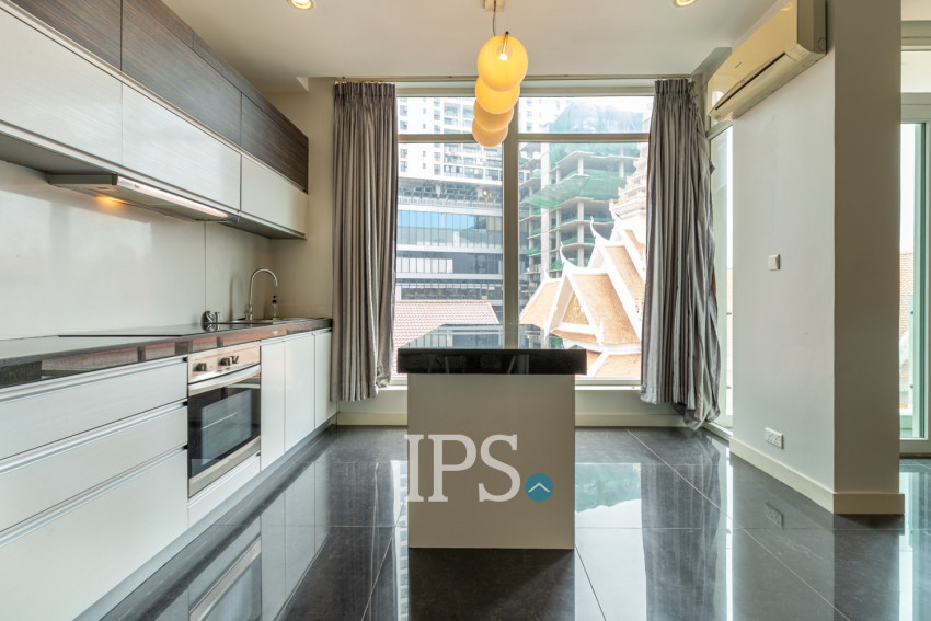 Loft 1 Bedroom Serviced Apartment For Rent - Tonle Bassac, Phnom Penh