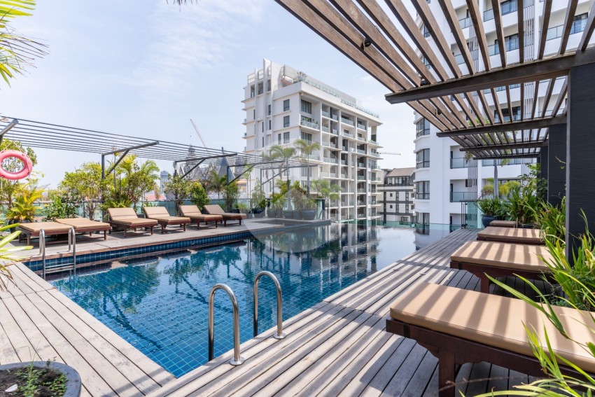 3 Bedroom Penthouse For Rent - Tonle Bassac, Phnom Penh