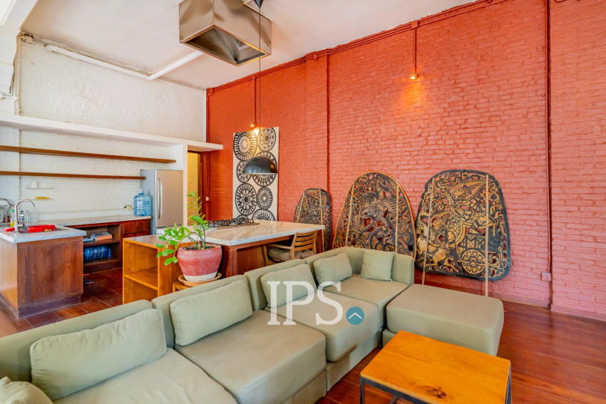 Renovated 2 Bedroom Apartment For Rent - Phsar Kandal 1, Phnom Penh