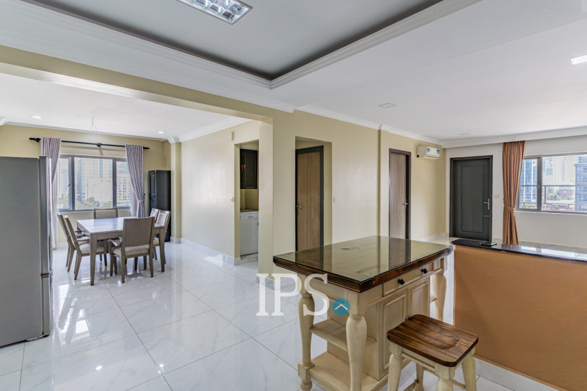 3 Bedroom Serviced Apartment For Rent - BKK1, Phnom Penh