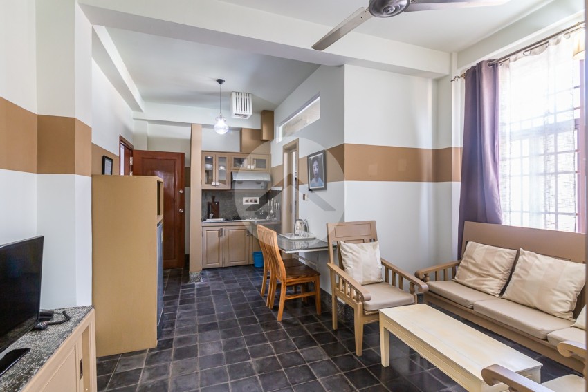 1 Bedroom Serviced Apartment For Rent - Chamkamorn, BKK2