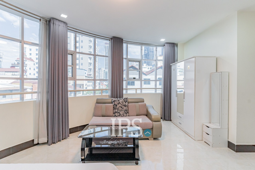 27 Sqm Serviced Apartment For Rent - BKK2, Phnom Penh
