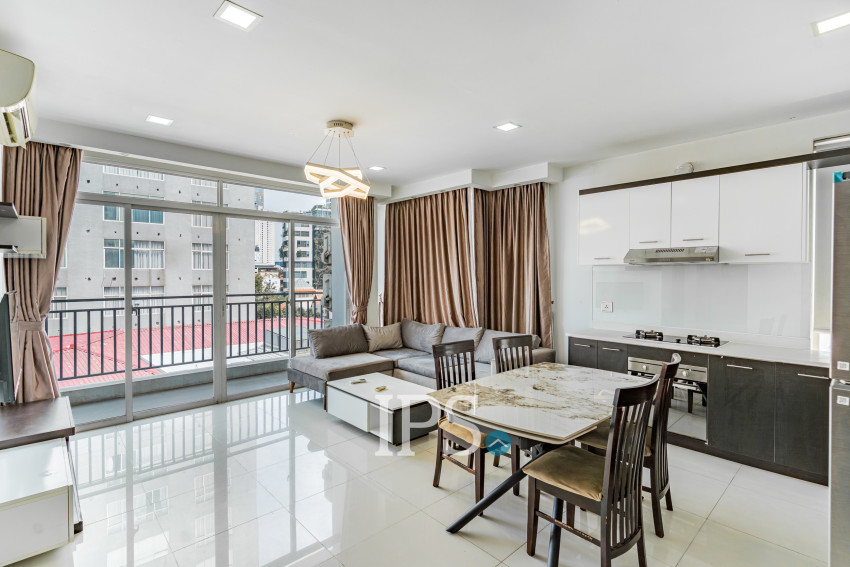 អាផាតមិនសេវាកម្ម 2 បន្ទប់គេងសម្រាប់ជួល - ទន្លេបាសាក់ ភ្នំពេញ