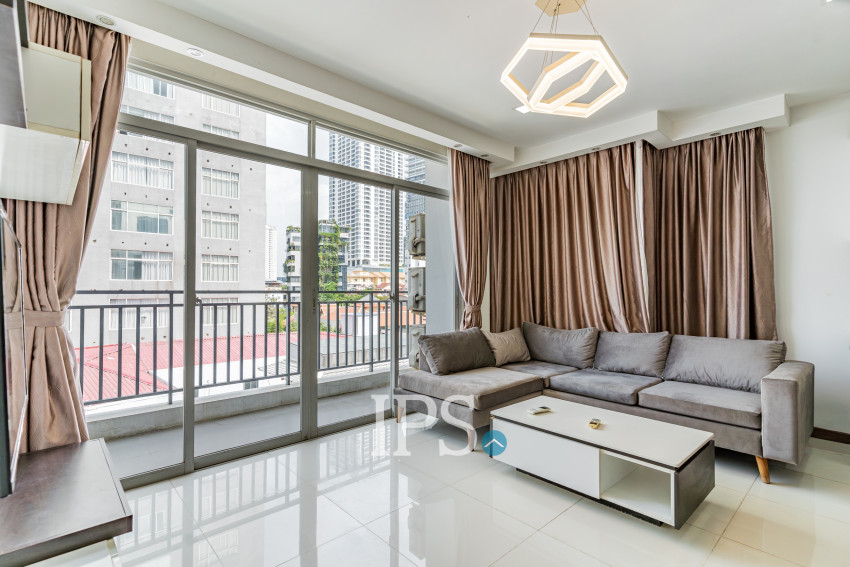 អាផាតមិនសេវាកម្ម 2 បន្ទប់គេងសម្រាប់ជួល - ទន្លេបាសាក់ ភ្នំពេញ