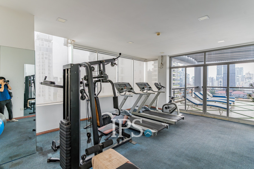 អាផាតមិនសេវាកម្ម 2 បន្ទប់គេងសម្រាប់ជួល - ទន្លេបាសាក់ ភ្នំពេញ