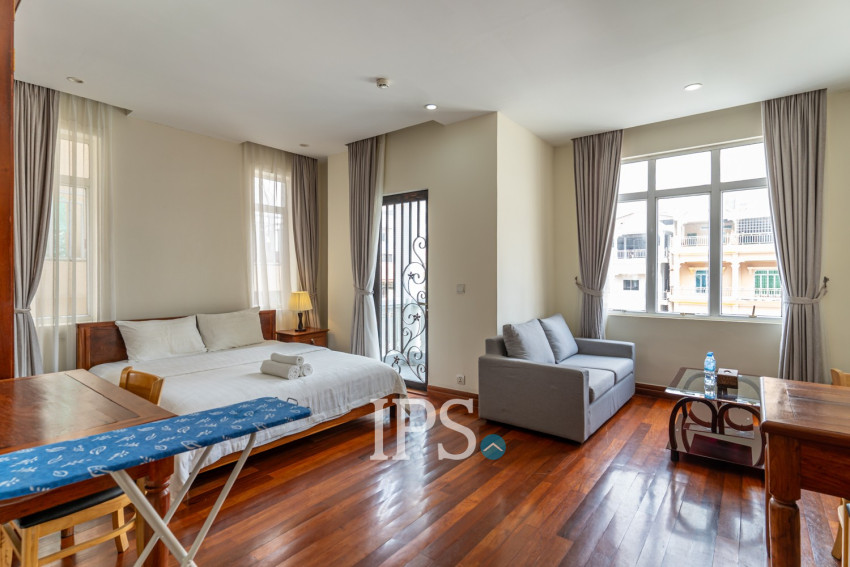 40 Sqm Serviced Studio Apartment For Rent - Toul Tum Poung 1, Phnom Penh