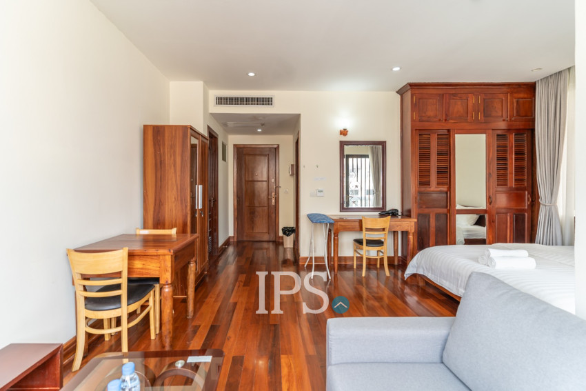40 Sqm Serviced Studio Apartment For Rent - Toul Tum Poung 1, Phnom Penh