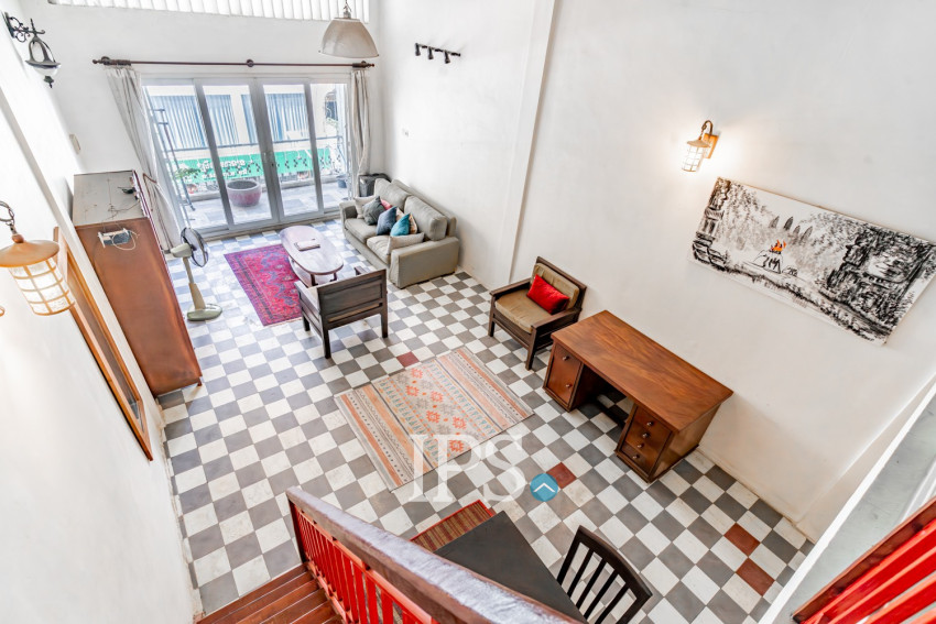 Renovated Loft 1 Bedroom Apartment For Sale - Veal Vong, Phnom Penh
