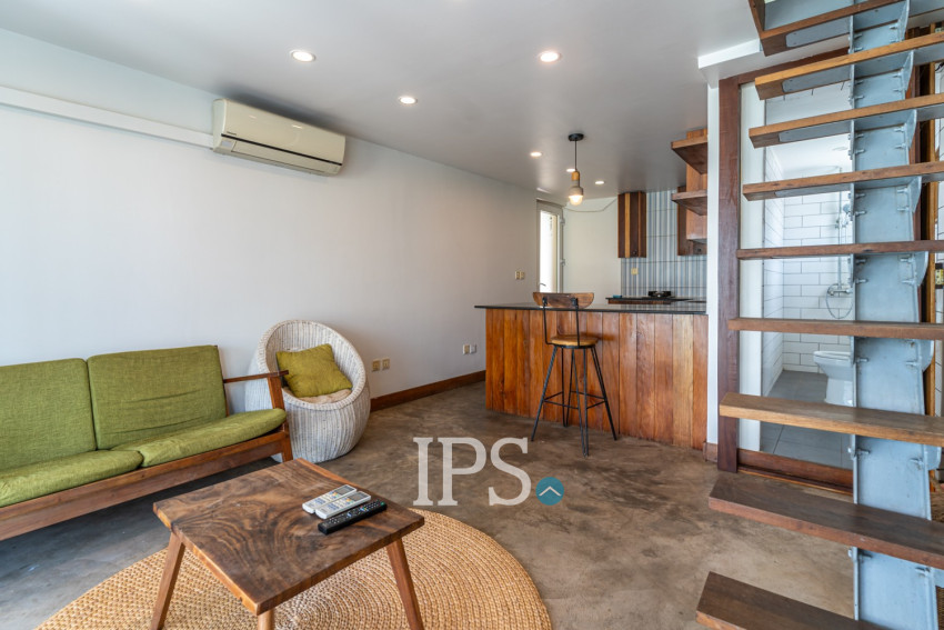 Renovated 1 Bedroom Apartment For Rent - Phsar Kandal 2, Phnom Penh