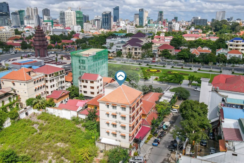 13 Room Apartment Building For Lease - Tonle Bassac, Phnom Penh
