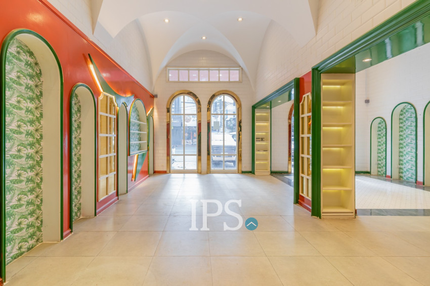 240 Sqm Retail Space For Rent - Tonle Bassac, Phnom Penh