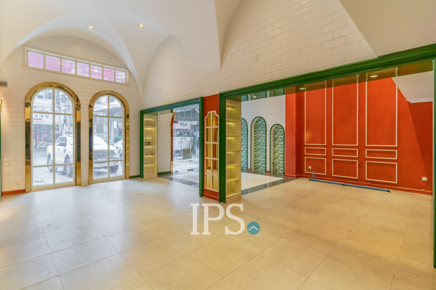 240 Sqm Retail Space For Rent - Tonle Bassac, Phnom Penh