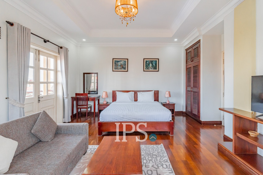 45 Sqm Studio Serviced Apartment For Rent - Boeung Kak 2, Phnom Penh