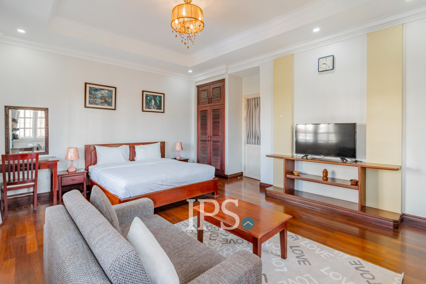 45 Sqm Studio Serviced Apartment For Rent - Boeung Kak 2, Phnom Penh