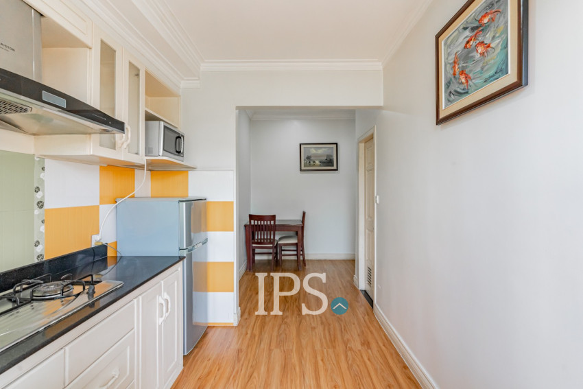 45 Sqm Studio Serviced Apartment For Rent - Boeung Kak 2, Phnom Penh