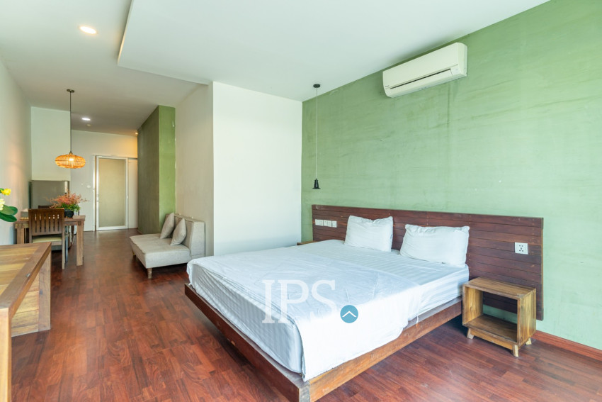 42 Sqm Studio Serviced Apartment For Rent - Beoung Keng Kang 3, Phnom Penh