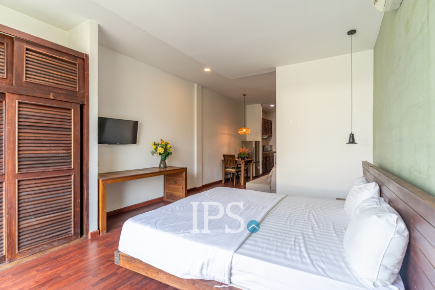 42 Sqm Studio Serviced Apartment For Rent - Beoung Keng Kang 3, Phnom Penh