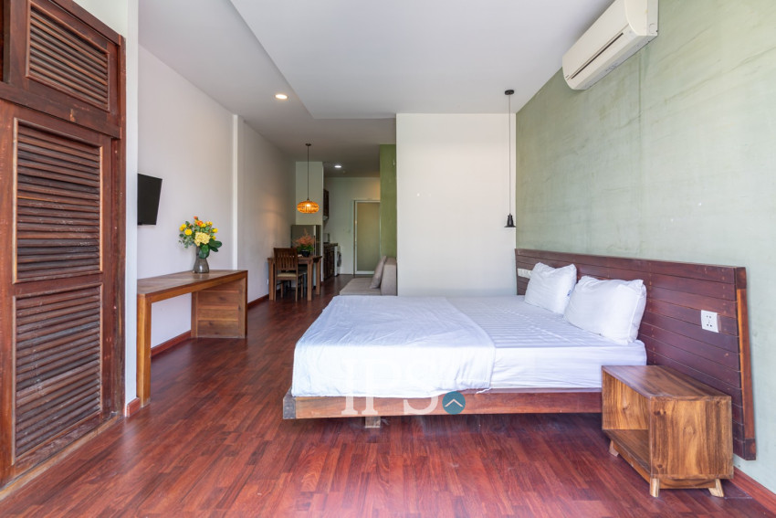 42 Sqm Studio Serviced Apartment For Rent - Beoung Keng Kang 3, Phnom Penh