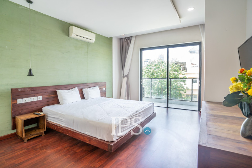 42 Sqm Studio Serviced Apartment For Rent - Beoung Keng Kang 3, Phnom Penh