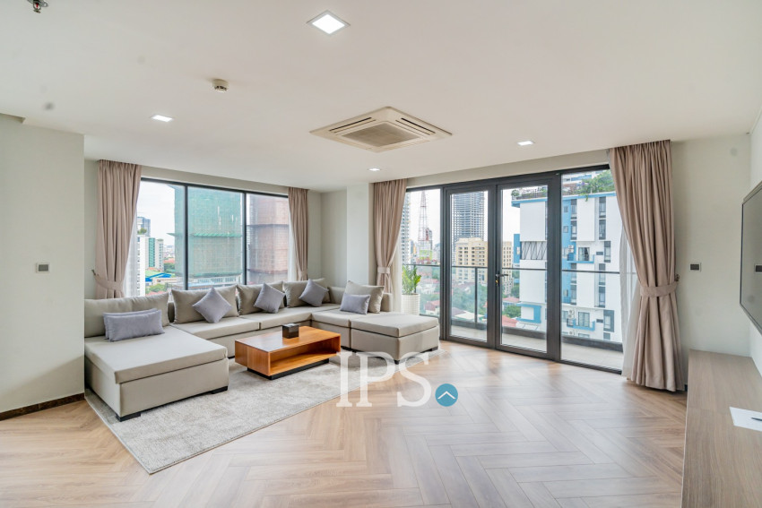 3 Bedroom Serviced Apartment For Rent - BKK1, Phnom Penh