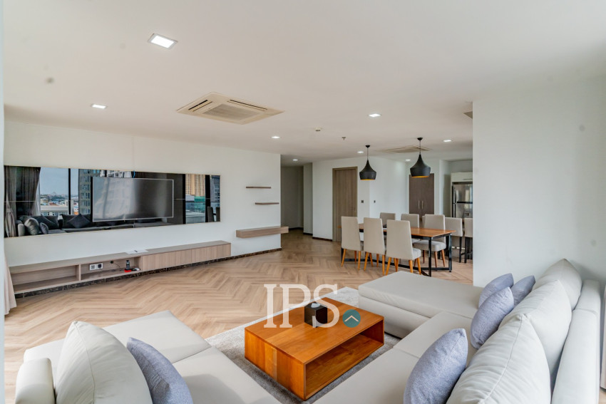 3 Bedroom Serviced Apartment For Rent - BKK1, Phnom Penh