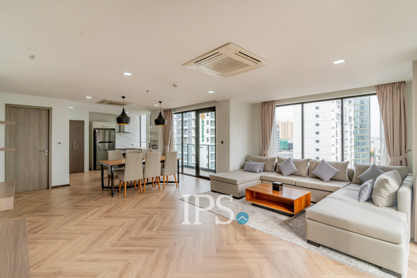 3 Bedroom Serviced Apartment For Rent - BKK1, Phnom Penh