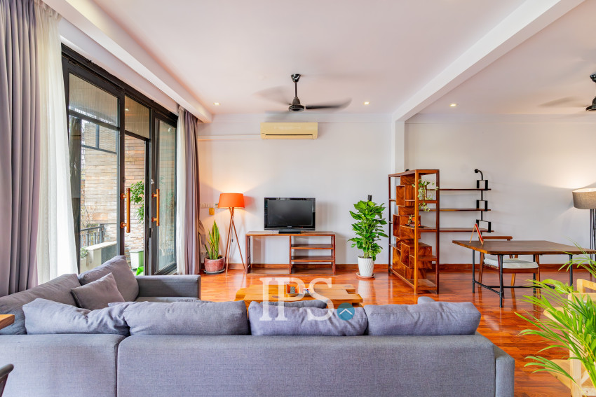 Renovated 2 Bedroom Apartment For Rent - BKK1, Phnom Penh