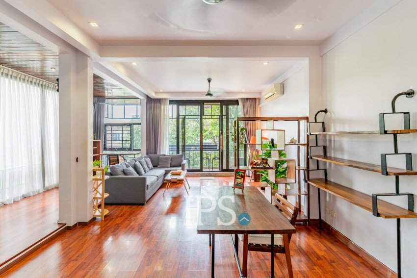 Renovated 2 Bedroom Apartment For Rent - BKK1, Phnom Penh
