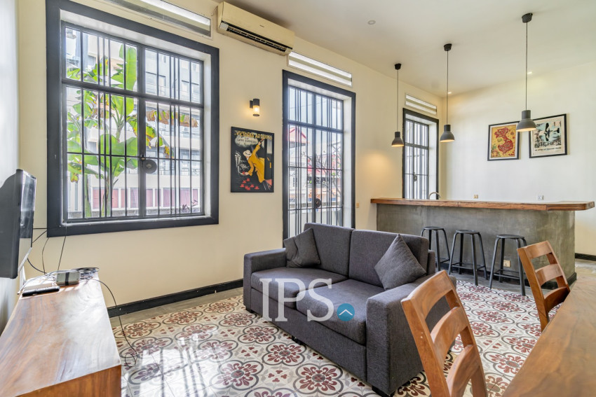 Renovated Duplex 2 Bedroom Apartment For Sale - Srah Chork, Phnom Penh