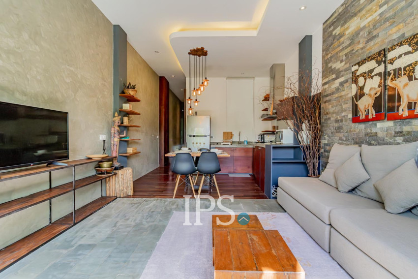 1 Bedroom Serviced Apartment For Rent - Tonle Bassac, Phnom Penh