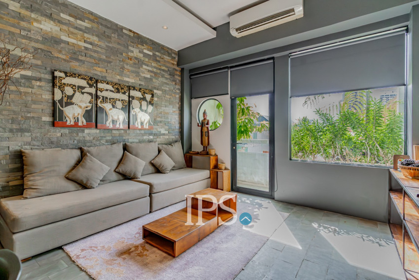 1 Bedroom Serviced Apartment For Rent - Tonle Bassac, Phnom Penh