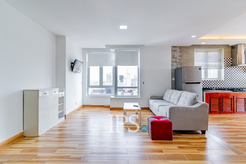2 Bedrooms Serviced Apartment for Rent- Tonle Bassac , Phnom Penh