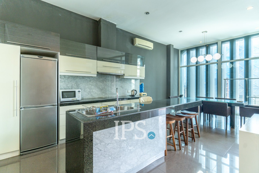 2 Bedroom Serviced Apartment For Rent - Tonle Bassac, Phnom Penh