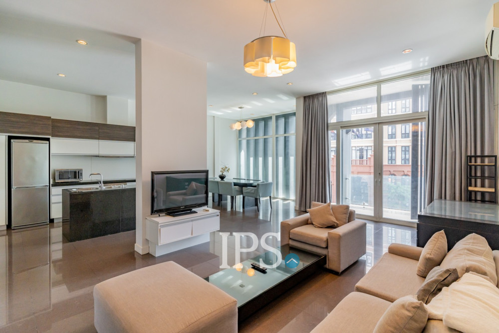 2 Bedroom Serviced Apartment For Rent - Tonle Bassac, Phnom Penh