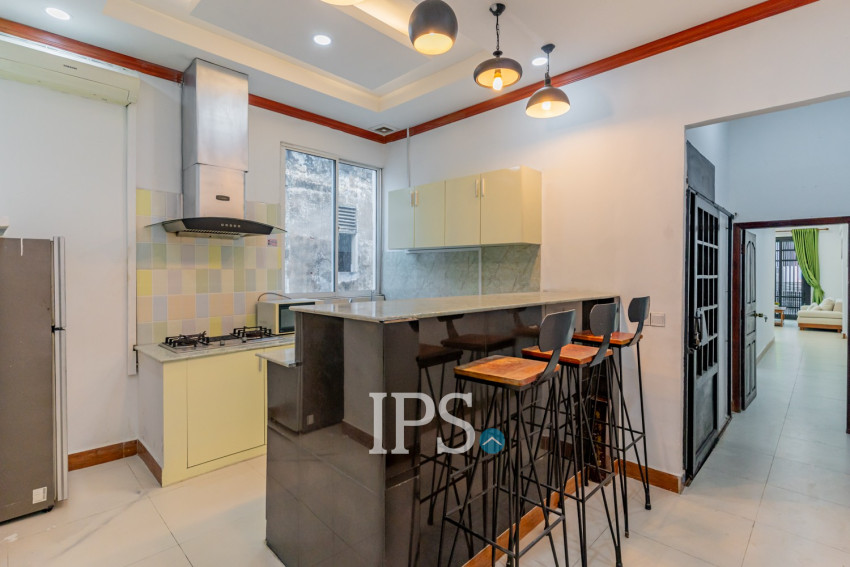 Renovated 3 Bedroom Apartment For Rent - Monorom, Phnom Penh