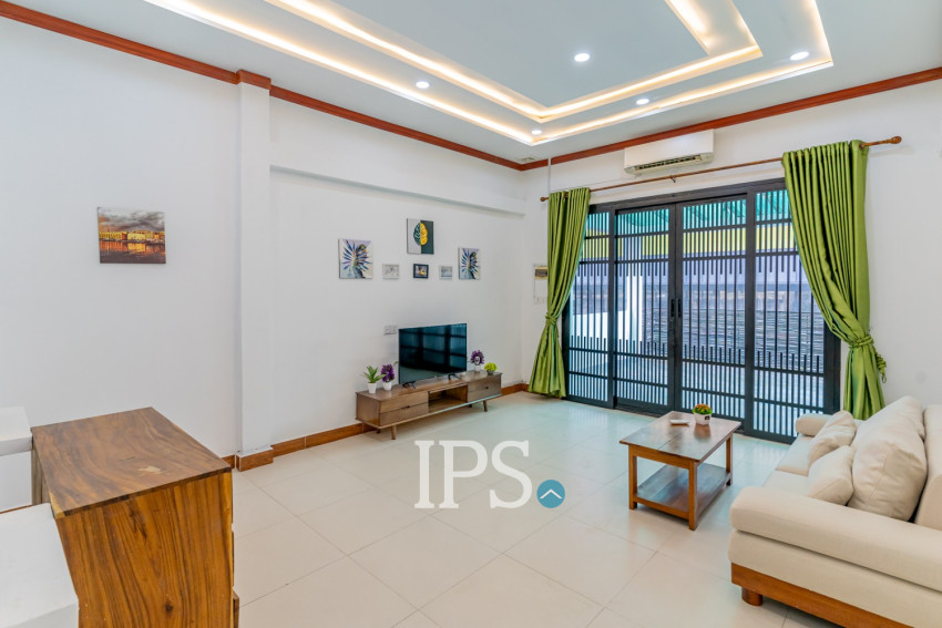 Renovated 3 Bedroom Apartment For Rent - Monorom, Phnom Penh