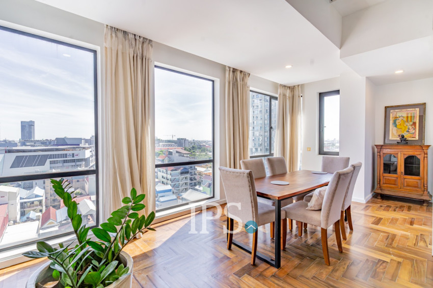 Duplex 3 Bedroom Serviced Apartment For Rent - Tonle Bassac, Phnom Penh