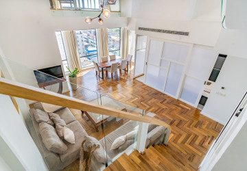 Duplex 3 Bedroom Serviced Apartment For Rent - Tonle Bassac, Phnom Penh thumbnail