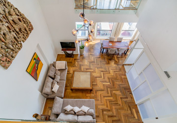 Duplex 3 Bedroom Serviced Apartment For Rent - Tonle Bassac, Phnom Penh thumbnail