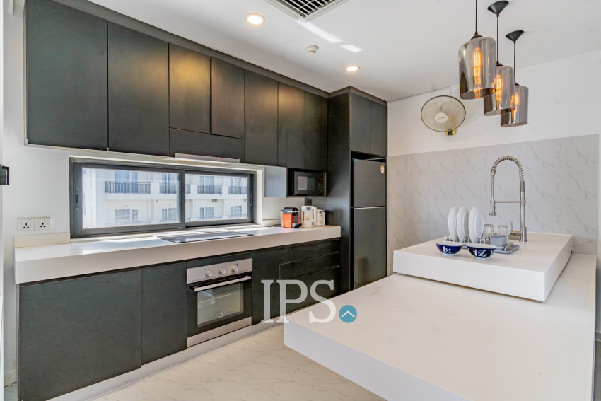 Duplex 3 Bedroom Serviced Apartment For Rent - Tonle Bassac, Phnom Penh