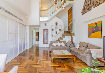 Duplex 3 Bedroom Serviced Apartment For Rent - Tonle Bassac, Phnom Penh thumbnail