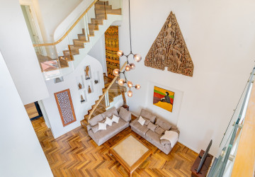 Duplex 3 Bedroom Serviced Apartment For Rent - Tonle Bassac, Phnom Penh thumbnail