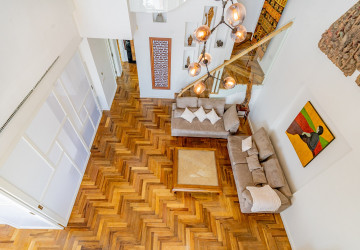 Duplex 3 Bedroom Serviced Apartment For Rent - Tonle Bassac, Phnom Penh thumbnail