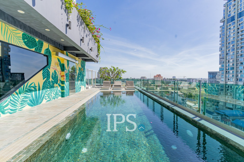 Duplex 3 Bedroom Serviced Apartment For Rent - Tonle Bassac, Phnom Penh