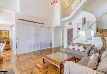 Duplex 3 Bedroom Serviced Apartment For Rent - Tonle Bassac, Phnom Penh thumbnail