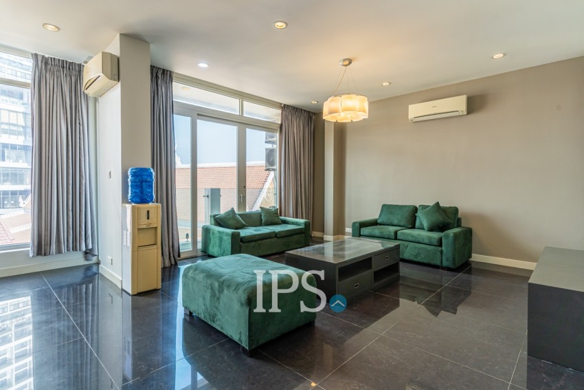 3 Bedroom Duplex Penthouse Serviced Apartment For Rent - Tonle Bassac, Phnom Penh