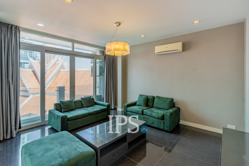 Dulex 3 Bedroom Serviced Penthouse For Rent - Tonle Bassac, Phnom Penh