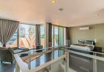 Dulex 3 Bedroom Serviced Penthouse For Rent - Tonle Bassac, Phnom Penh thumbnail