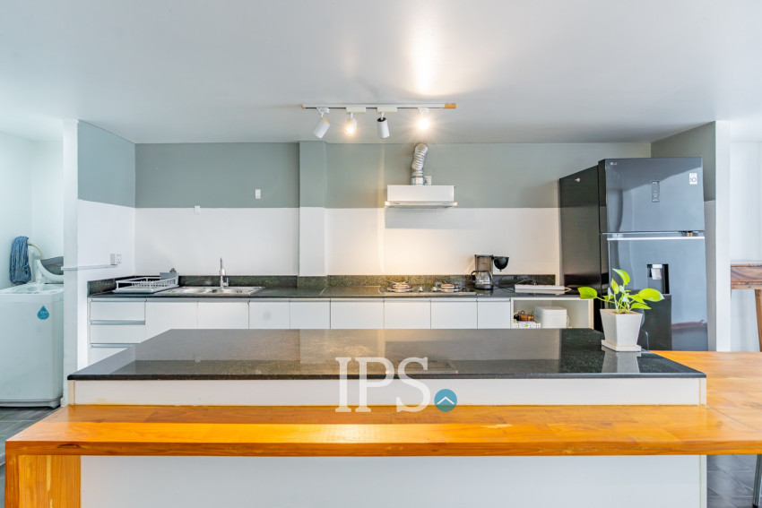 Renovated 1 Bedroom Loft Apartment For Rent - BKK1, Phnom Penh
